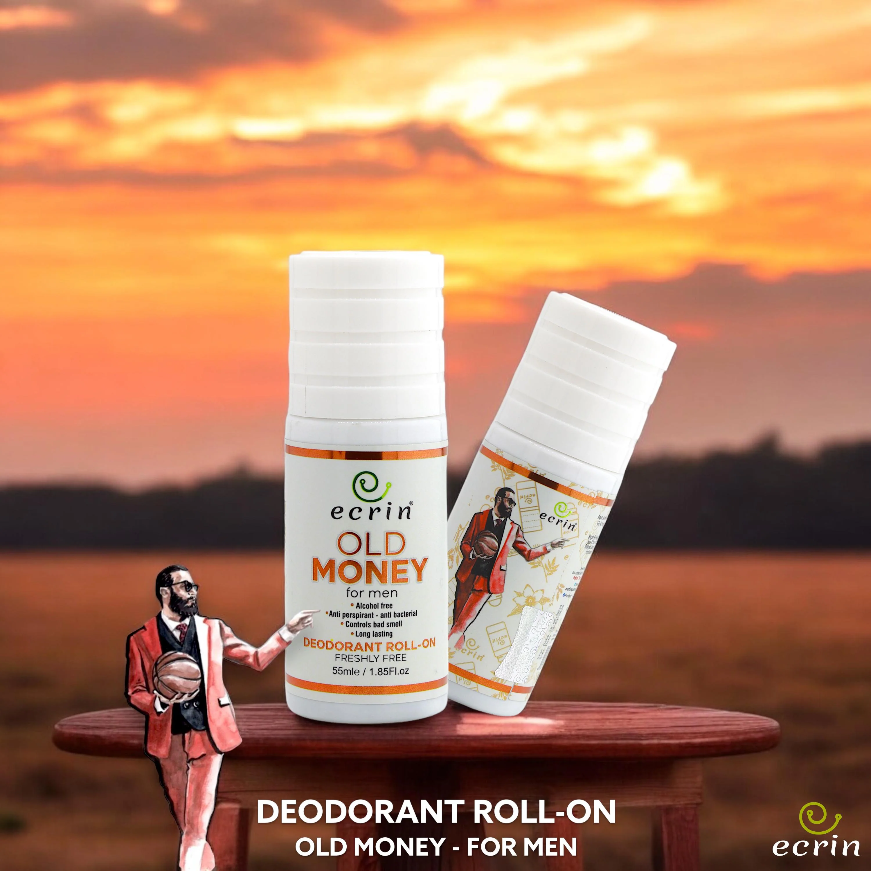 Ecrin Underarm Deodorant, 4 Fragrance Available - 55ml - Image 5