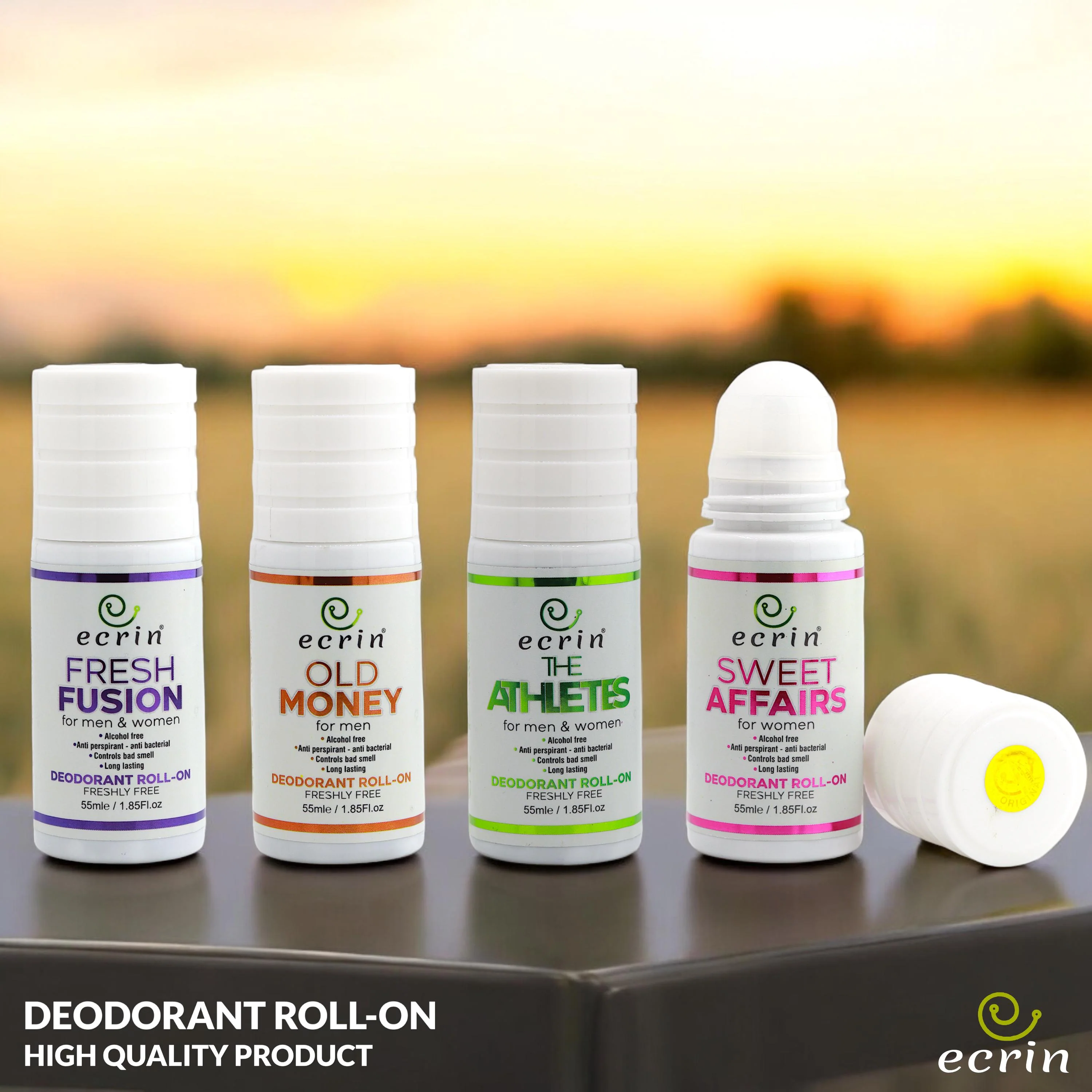 Ecrin Fresh Fusion Roll On-Deodorant  For Under Arms - Image 4